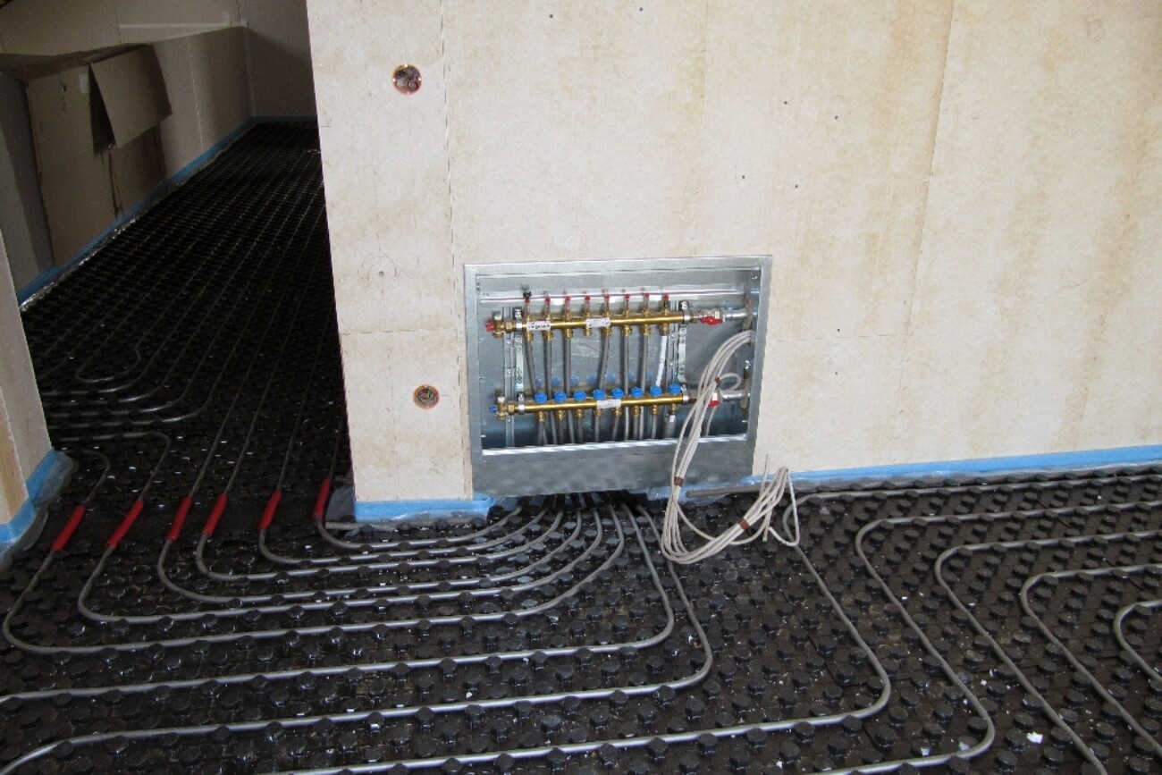 Ibele Gebäudetechnik Portfolio Fussbodenheizung