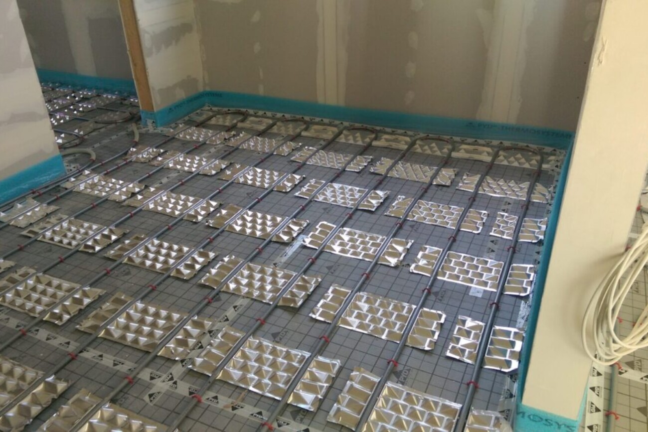 Ibele Gebäudetechnik Portfolio Fussbodenheizung  